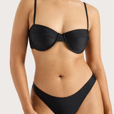 Faithfull - Farrah Bikini Top Black - Final Sale