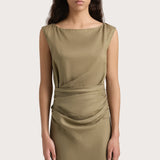 Faithfull - Adelia Maxi Dress Khaki - Final Sale