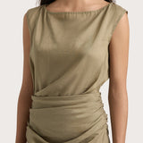 Faithfull - Adelia Maxi Dress Khaki - Final Sale