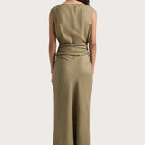 Faithfull - Adelia Maxi Dress Khaki - Final Sale