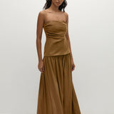 Faithfull - Hedy Maxi Dress Tobacco