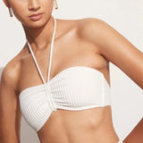 Faithfull - Liu Bikini Top Plain Off White - Final Sale