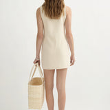 Posse - HARLAN MINI DRESS - CREAM