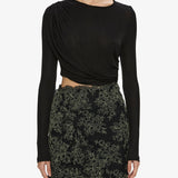 Christopher Esber - Verve Twisted Tee Lace Long Sleeve Dress
