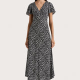 Faithfull - Boda Midi Dress Amaryllis Floral Black - Final Sale