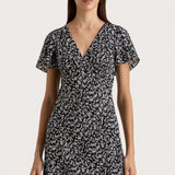 Faithfull - Boda Midi Dress Amaryllis Floral Black - Final Sale