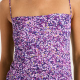 Faithfull - Rosas Midi Dress Meander Micro Purple