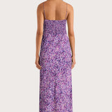 Faithfull - Rosas Midi Dress Meander Micro Purple