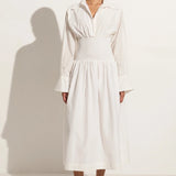 Faithfull - Cervo Midi Dress White