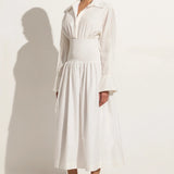 Faithfull - Cervo Midi Dress White