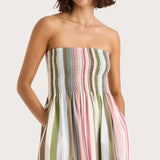 Faithfull - Jamie Midi Dress Meleu Stripe Multi