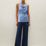 Faithfull - Izaro Top Joao Stripe Azulejo Blue