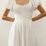 Faithfull - Sunniva Midi Dress White