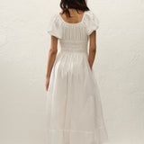 Faithfull - Sunniva Midi Dress White