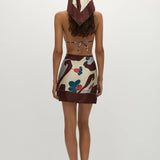 Faithfull - Karys Mini Wrap Skirt Mandraki Floral