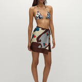 Faithfull - Karys Mini Wrap Skirt Mandraki Floral