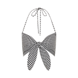 Faithfull - Onda Top Black Textured Gingham