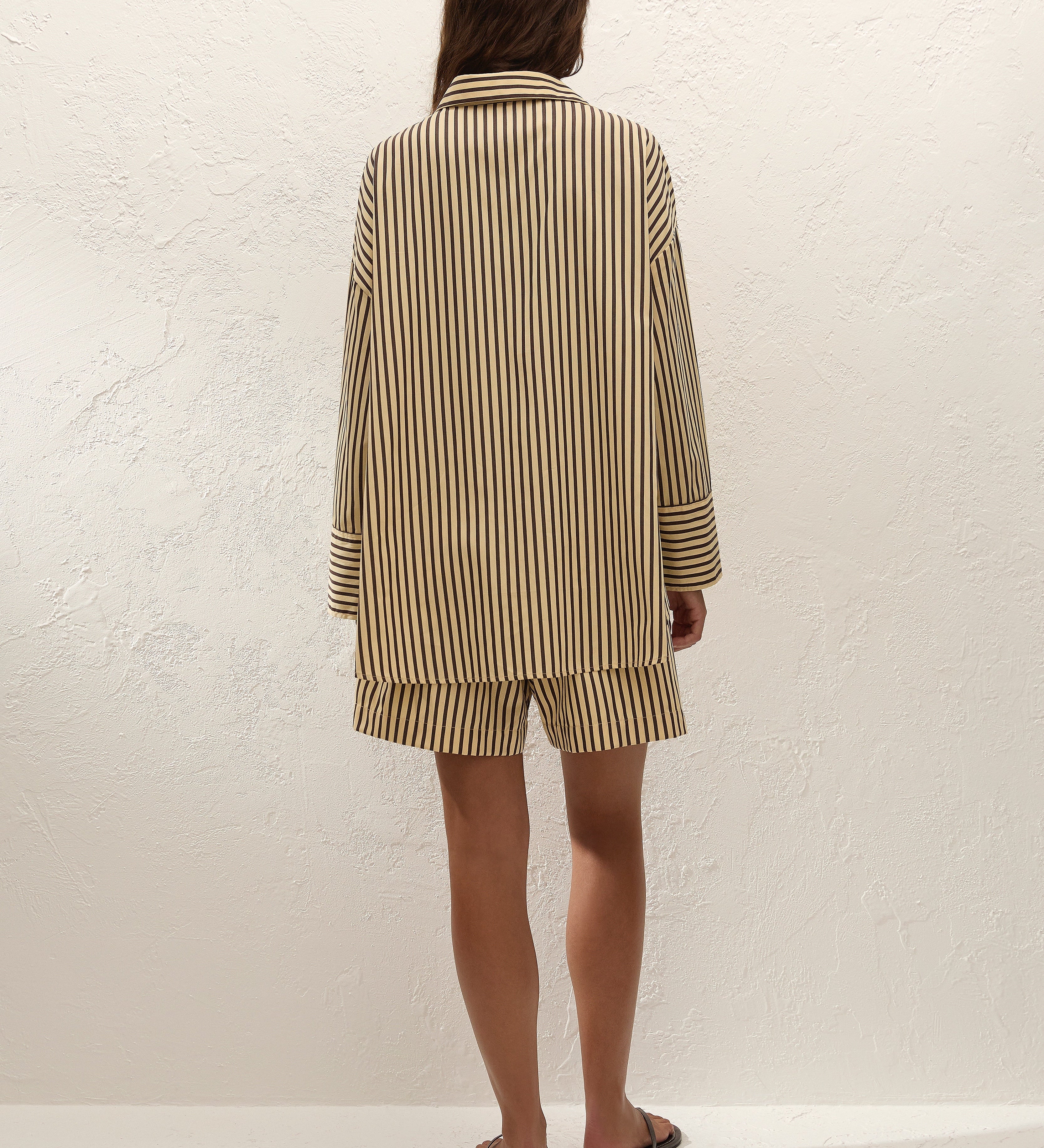Faithfull - Clemente Shirt Carmen Stripe Sand Cedar