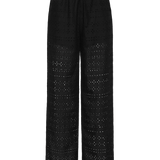 Faithfull - Ella Pant Agnes Broderie Anglaise Black