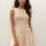 Faithfull - Gala Mini Dress Linnea Dot Panna