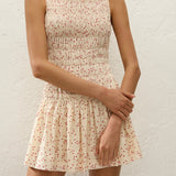 Faithfull - Gala Mini Dress Linnea Dot Panna