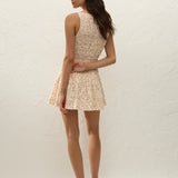 Faithfull - Gala Mini Dress Linnea Dot Panna