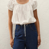 Faithfull - Gabi Top Fernanda Lace Antique White