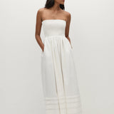 Faithfull - Iben Midi Dress White