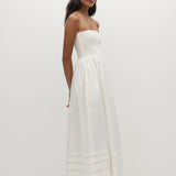 Faithfull - Iben Midi Dress White