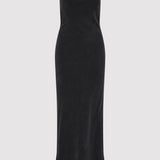 St. Agni - Draped Cowl Dress - Black