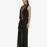 Christopher Esber - Kacere Towel Drape Column Skirt