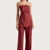 Faithfull - Lulea Pant Wine - Final Sale