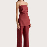Faithfull - Lulea Pant Wine - Final Sale
