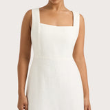 Faithfull - Lais Midi Dress White - Final Sale