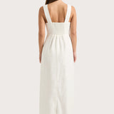 Faithfull - Lais Midi Dress White - Final Sale