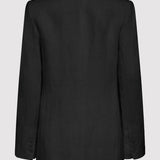 St. Agni - Tailored Linen Blazer - Black