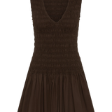 Faithfull - Palomar Mini Dress Espresso