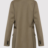 St. Agni - Belt Detail Blazer - Kelp