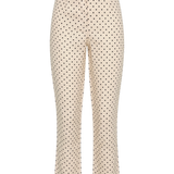 Faithfull - Iria Capri Pant Lola Polka Dot Cream Black