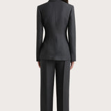 Faithfull - Enna Long Sleeve Blazer Charcoal