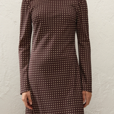 Faithfull - Mesa Maxi Dress Polkadot Chocolate Plum