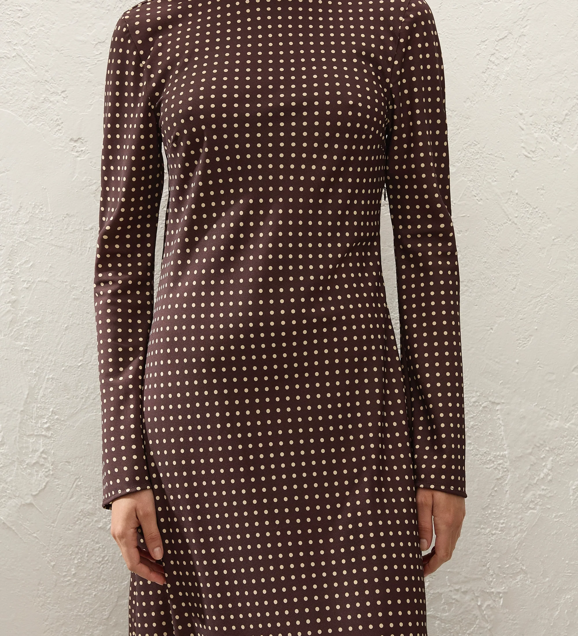 Faithfull - Mesa Maxi Dress Polkadot Chocolate Plum