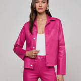 L'AGENCE - Janelle Coated Jean Jacket