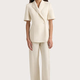 Faithfull - Enna Short Sleeve Blazer Beige