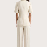 Faithfull - Enna Short Sleeve Blazer Beige