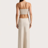 Faithfull - Antibes Strapless Top Sand - Final Sale