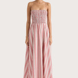 Faithfull - Lida Maxi Dress Cherry Stripe