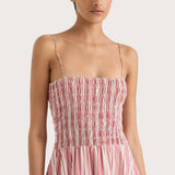 Faithfull - Lida Maxi Dress Cherry Stripe