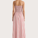 Faithfull - Lida Maxi Dress Cherry Stripe
