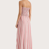 Faithfull - Lida Maxi Dress Cherry Stripe